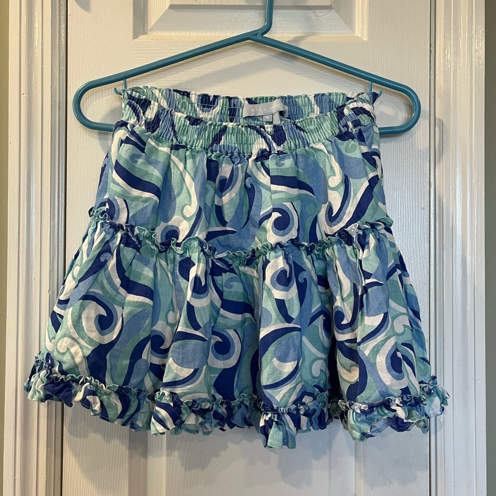 Hill House Linen Mini Skirt size M b1
